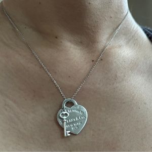 Heart Tag with Key Pendant